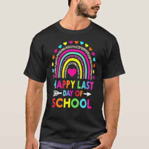 Kids Happy Last Day Of School Teacher Student Grad T-Shirt