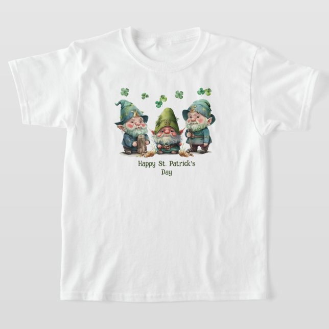 Kids Happy St. Patrick’s Day T-Shirt (Laydown)
