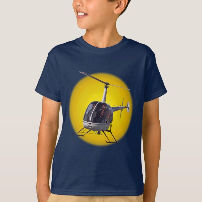 Kid's Helicopter T-shirts Cool Chopper Kid's Top (Front)