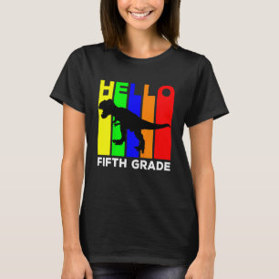 Kids Hello Fifth Grade Team Back To School Teache T-Shirt