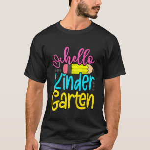 Kids Hello Kindergarten Team Kinder Back To School T-Shirt