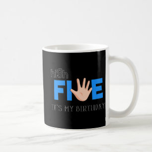 Kids High Five - Cool 5 Year Old Kids Birthday Gif Coffee Mug