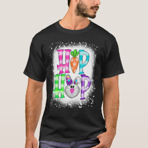 Kids Hip Hop Crew Happy Easter Bunny Face Eggs Bas T-Shirt