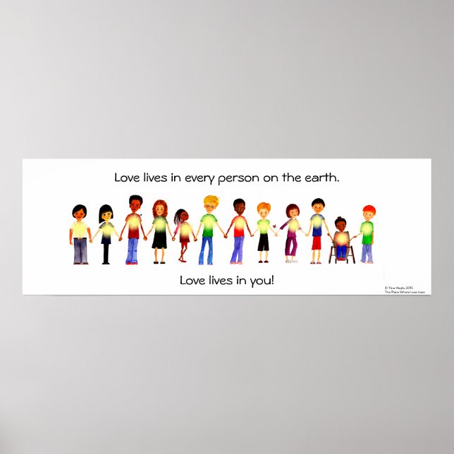 Kids Holding Hands Poster (Front)