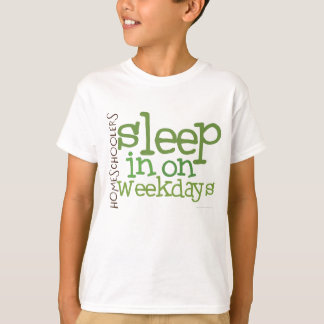 Kids' Homeschool t-shirt: Sleep in T-Shirt