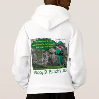 kids hoodie. Happy St. Patrick's Day. irish sett