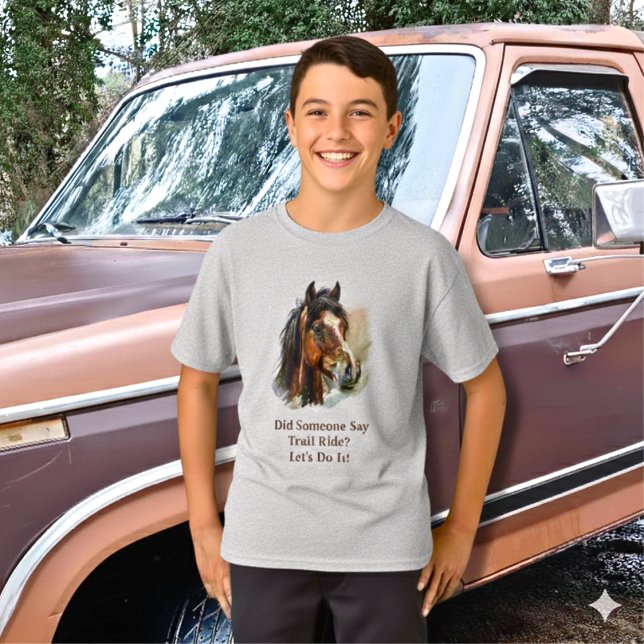 Kid's Horse Customize  T-Shirt (Creator Uploaded)