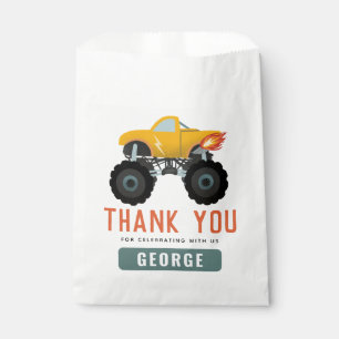 Kids Hot Truck Boys Birthday Favour Bag