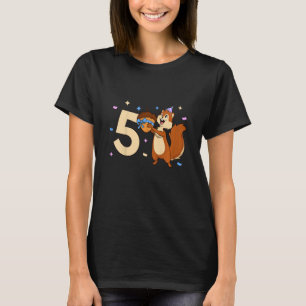 Kids I am 5 with chipmunk - kids birthday 5 years  T-Shirt