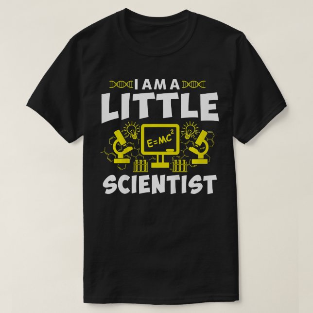 Kids I Am A Little Scientist  Science March  T-Shirt (Design Front)