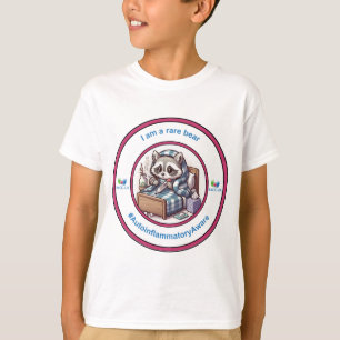 Kid's 'I am a rare bear' in pink T-Shirt