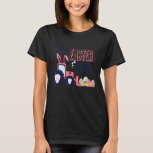 Kids I Dig Easter Day Bunny Tractor Egg Hunt C  To T-Shirt