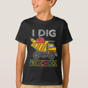 Kids I DIG Preschool Truck School Teacher Student T-Shirt