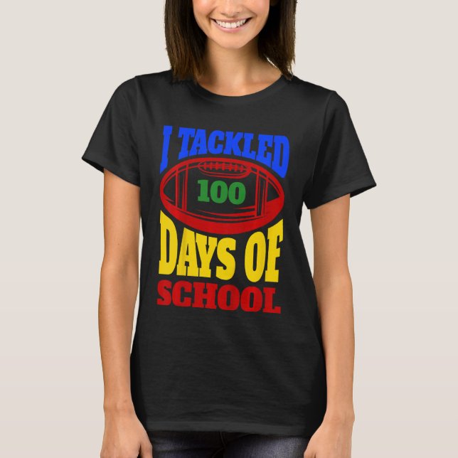 Kids I Hit 100 Days Of School Golf Boys 100th Day  T-Shirt (Front)