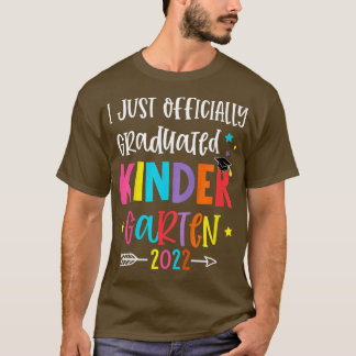Kids I Just Officially Graduated Kindergarten Grad T-Shirt