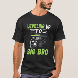 Kids I Levelled Up To Big Bro 2023 For Boys & Olde T-Shirt