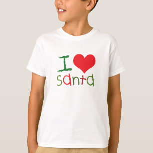 Kids I Love Santa Kids T-Shirt