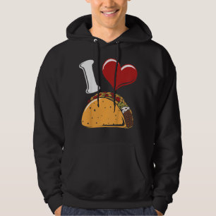 Kids I Love Tacos - Funny Taco Pun Mexican Food Re Hoodie