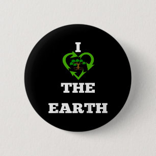 Kids I Love The Earth -earth Day Shirts For Kids-r 2 Inch Round Button