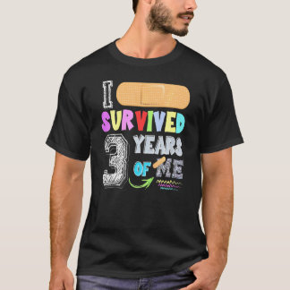 Kids I Survived 3 Years Of Me Scraps And Bruises C T-Shirt