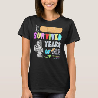 Kids I Survived 4 Years Of Me Scraps And Bruises C T-Shirt
