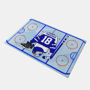 Kids Ice Hockey Bedroom and En Suite collection Doormat