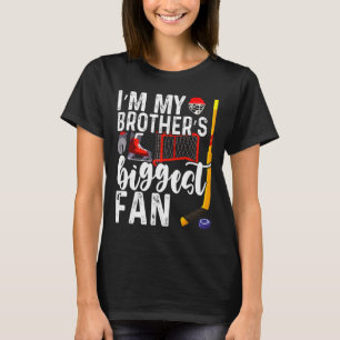 Kids Ice Hockey Big Brothers Biggest Fan For Toddl T-Shirt