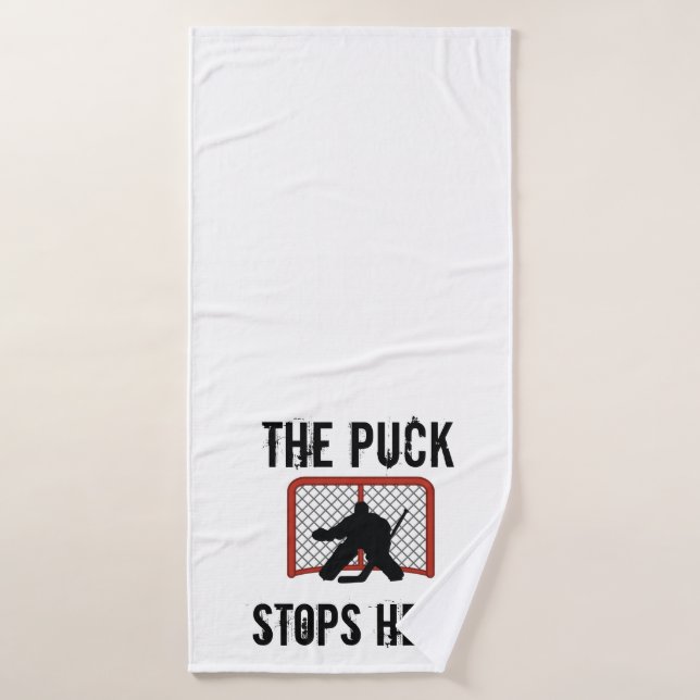 Kids Ice Hockey Goalie Towel (Bath Towel)