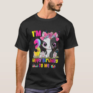 Kids I'm 3 Years Old  3rd Birthday Girls Teens  Ca T-Shirt