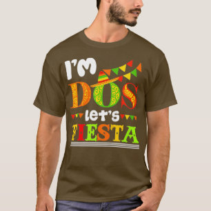 Kids Im Dos Taco Twosday 2nd Birthday Gift Kids T-Shirt