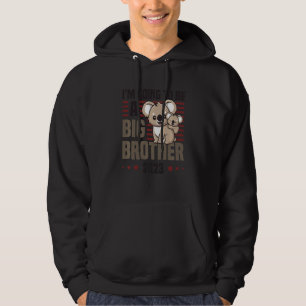 Kids I'm Going To Be A Big Brother 2023 Pregnancy  Hoodie