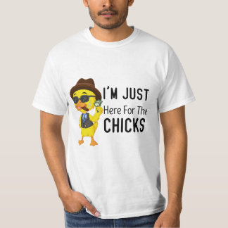 Kids Im Just Here For The Chicks Cute Easter Boys T-Shirt