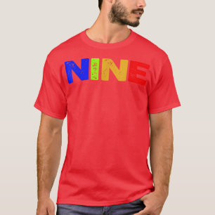 Kids I'm Nine 9th Birthday Tee 9 Year Old Boys and