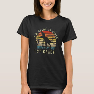Kids I'm Ready To Crush 1st Grade Dinosaur T Rex B T-Shirt