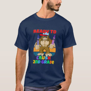 Kids I'm Ready To Crush 2Nd Grade Back To School B T-Shirt
