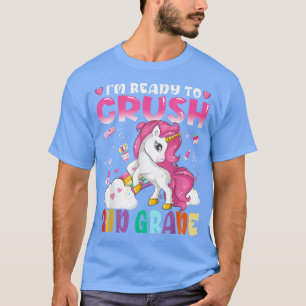 Kids I'm Ready To Crush 2nd Grade Magical Unicorn  T-Shirt