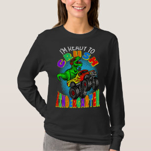 Kids I'm Ready To Crush Kindergarten Dinosaur Mons T-Shirt