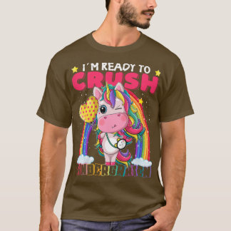 Kids I'm Ready To Crush Kindergarten Girl Back To  T-Shirt