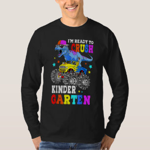Kids I'm Ready To Crush Kindergarten Monster Truck T-Shirt