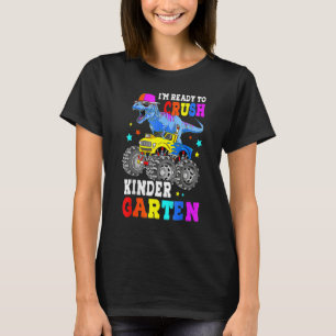 Kids I'm Ready To Crush Kindergarten Monster Truck T-Shirt