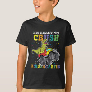 Kids I'm Ready To Crush Kindergarten Monster Truck T-Shirt