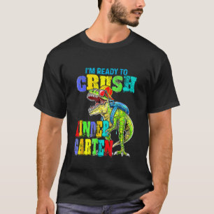 Kids I'm Ready To Crush Kindergarten Monster Truck T-Shirt