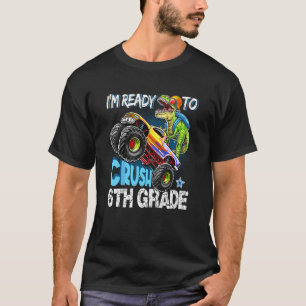 Kids I'm Ready To Crush Kindergarten Monster Truck T-Shirt