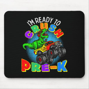 Kids I'm Ready To Crush Pre K Dinosaur Monster Tru Mouse Pad