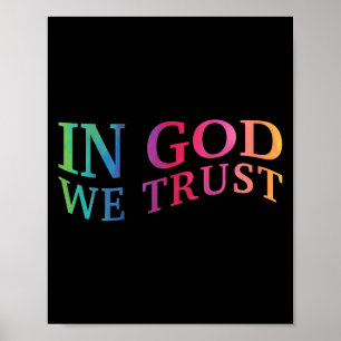 Kids In God We Trust Good Christian Jesus Son Sist Poster