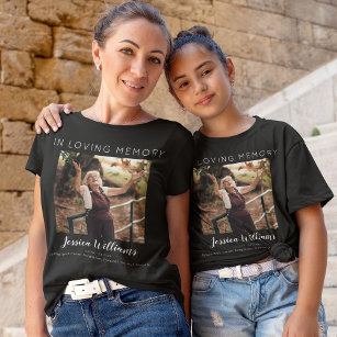 Kids In Loving Memory   5 Photo Collage   Memorial T-Shirt