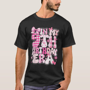 Kids In My 9th Birthday Era Girl 9 Year Old Coquet T-Shirt