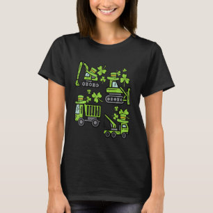 Kids Irish Construction Truck Crane Toddler Boys S T-Shirt