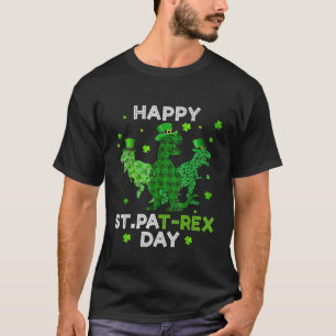 Kids Irish Rex Dinosaur Shamrock St Patricks Day G T-Shirt