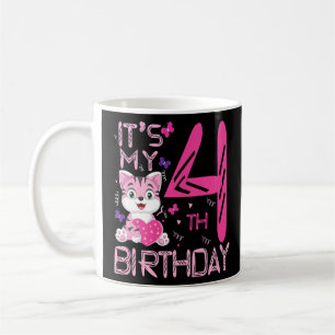Kids It's My 4th Birthday For The 4 Years Old Cute Coffee Mug